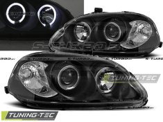 Передние фары ANGEL EYES BLACK