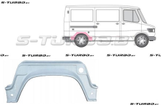 Арка задняя (правая) внутренняя часть, заводской штамп