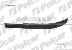 Молдинг бампера (левый) черный