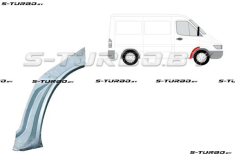 Арка передняя, задняя часть, под дверь (правая) внутренняя, заводской штамп