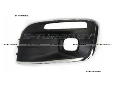 Решетка в бампер (левая) с отв. под противотуманку, с отв. для фары дневного света