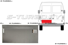 Дверь задняя (левая) распашная, наружная часть, 33 см, заводской штамп