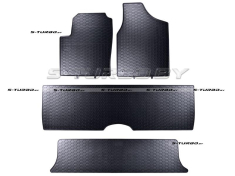 Коврики модельные резиновые в салон (низкий борт), 7 мест