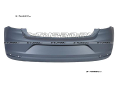 Бампер задний (грунтованный) без отв. под парктроники, euro-type