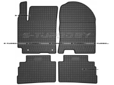 Коврики модельные резиновые в салон (низкий борт)