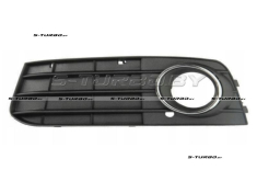 Решетка в бампер (левая) с отв. под противотуманку, с хромом