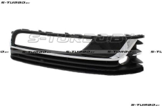 Решетка в бампер (правая) хром+черный молдинг, с отв. под датчик