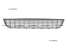 Решетка в бампер (центральная) серебряная