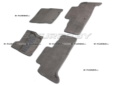 Коврики 3D модельные ворсовые в салон, серые