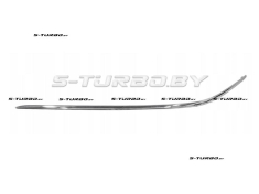 Накладка переднего бампера (левая) хром