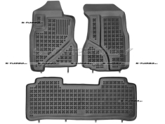 Коврики модельные полиуретановые в салон (высокий борт)