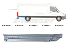 Крыло заднее (правое) над колесом, задняя часть, длинная база, 15 см, заводской штамп