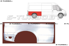 Крыло заднее (правое) длинная база, 75 см, заводской штамп