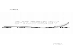Молдинг заднего бампера (левый) хром