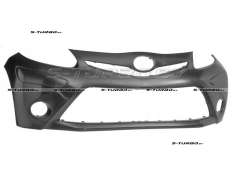Бампер передний (черный) с отв. под противотуманки
