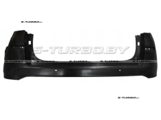 Бампер задний (черный) с отв. под парктроники, верхняя часть