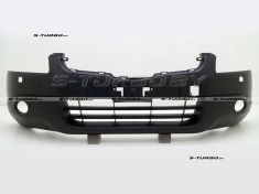 Бампер передний (черный) с отв. под омыватели