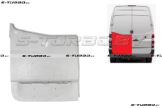 Дверь задняя (левая) распашная, наружная часть, до стекла, заводской штамп