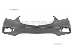 Бампер передний (грунтованный) без отв. под парктроники, с отв. под крепления галогенов, верхняя часть