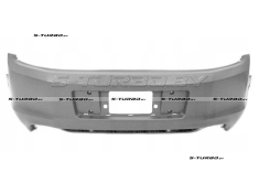 Бампер задний (грунтованный) без отв. под парктроники, для версии BASE, 2013-2014