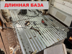 Днище пола кузова модельный VW T4 (длинная база) на всю длину кузова, из 3-х частей