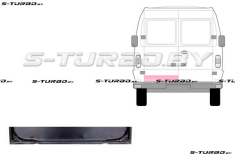 Дверь задняя (левая) распашная, внутренняя часть, 11 см, заводской штамп