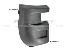 Бампер задний (черный) левая часть, 2006-2009