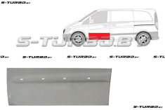 Дверь передняя (левая) наружная часть, 32 см высота (с отв. под молдинг) заводской штамп