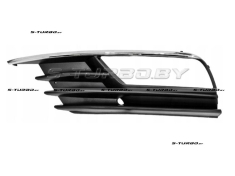 Решетка в бампер (левая) c отв. под противотуманку