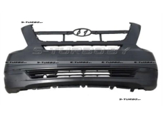 Бампер передний (черный) комплектный, без отв. под противотуманки