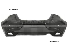 Бампер задний (черный) с отв. под парктроники