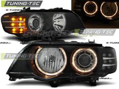 Передние фары ANGEL EYES BLACK LED INDIC. XENON