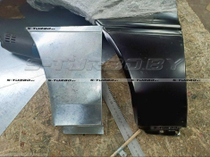 Крыло переднее (левое) нижняя часть, оцинкованная сталь, ремкомплект