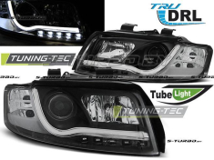Передние фары TUBE LIGHTS BLACK TRU DRL