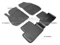 Коврики модельные полиуретановые в салон (высокий борт), 5 мест