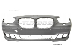 Бампер передний (грунтованный) с отв. под омыватели, с отв. под парктроники