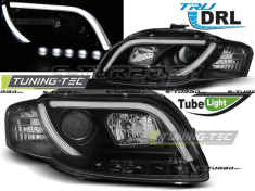 Передние фары TUBE LIGHTS BLACK TRU DRL