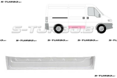 Дверь боковая сдвижная (правая) внутренняя часть, длинная / maxi длинная база, 18 см высота, 138 см длина, заводской штамп