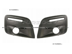 Решетки в бампер (левая+правая) с отв. под противотуманку, без отв. под парктроник