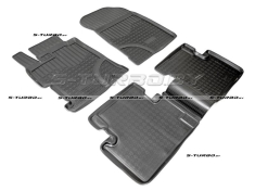 Коврики модельные полиуретановые в салон (высокий борт), 4 дв.