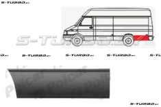 Крыло заднее (левое) нижняя часть, за колесом, средняя база, ремкомплект