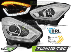 Передние фары TUBE LIGHT SEQ CHROME