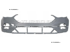 Бампер передний (грунтованный) без отв. под омыватели, с отв. под парктроники, верхняя часть