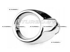 Рамка противотуманной фары (левая) хром