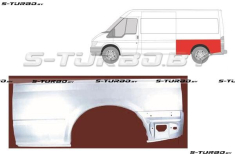 Крыло заднее (левое) длинная база, 75 см, заводской штамп