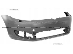Бампер передний (грунтованный) с отв. под омыватели, с отв. под парктроники