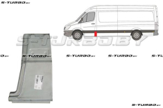 Центральная стойка (левая) нижняя часть, заводской штамп