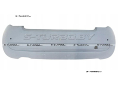 Бампер задний (грунтованный) с отв. под парктроники, без отв. под накладки