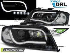 Передние фары TUBE LIGHTS TRU DRL BLACK