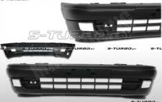 Бампер передний (черный) с отв. под противотуманки